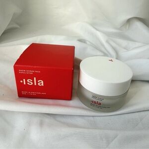 Isla Beauty Snow Scrub Face Exfoliator 1.76 oz ~ Made in Switzerland ~ MSRP $62